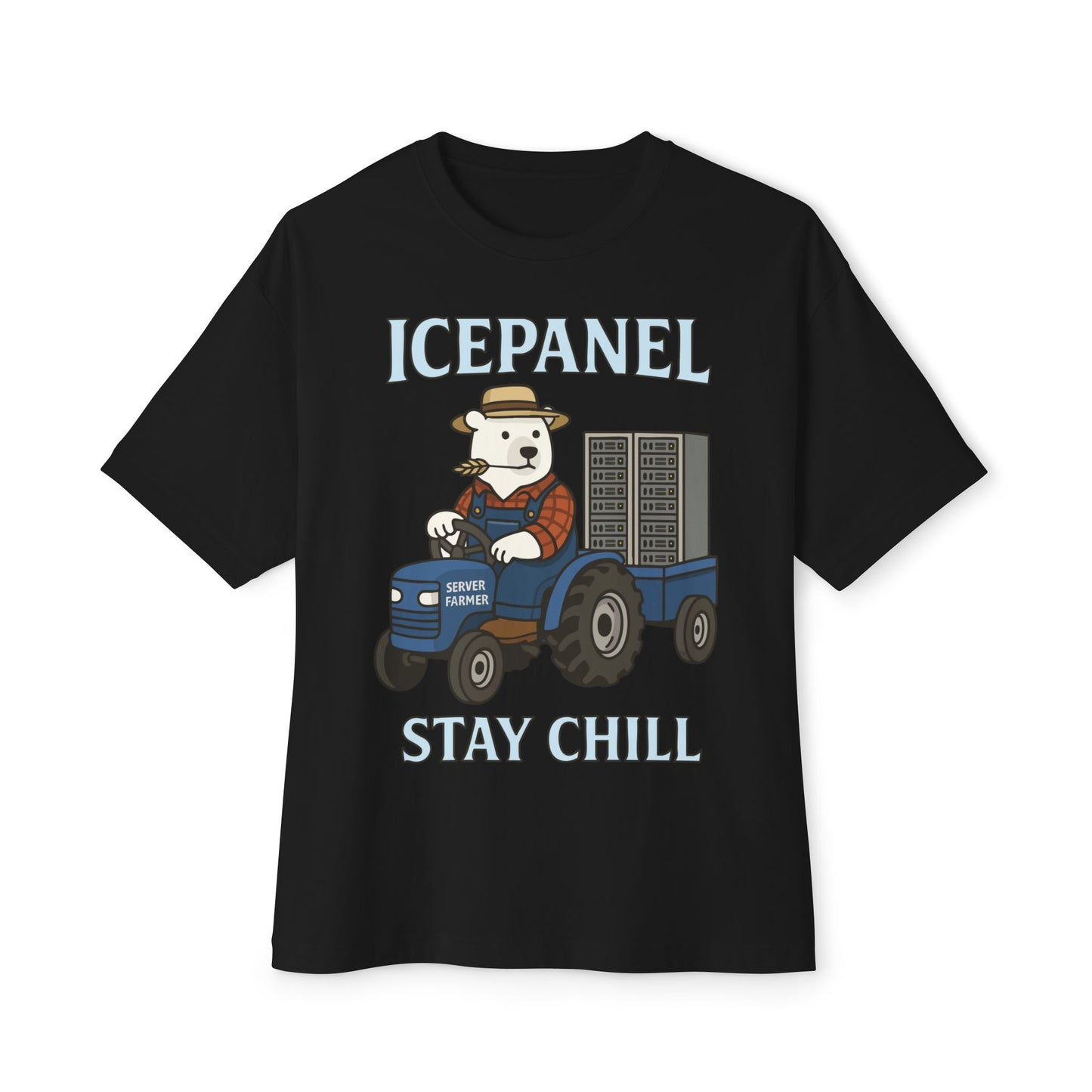 Server farmer oversized tee