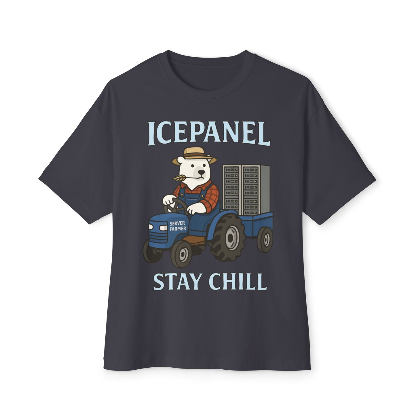 Server farmer oversized tee