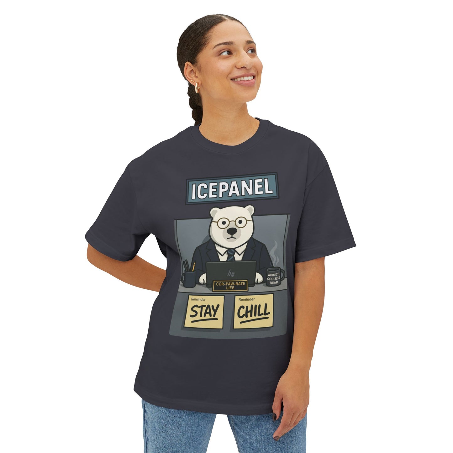 The Enterpr-ice bear oversized tee