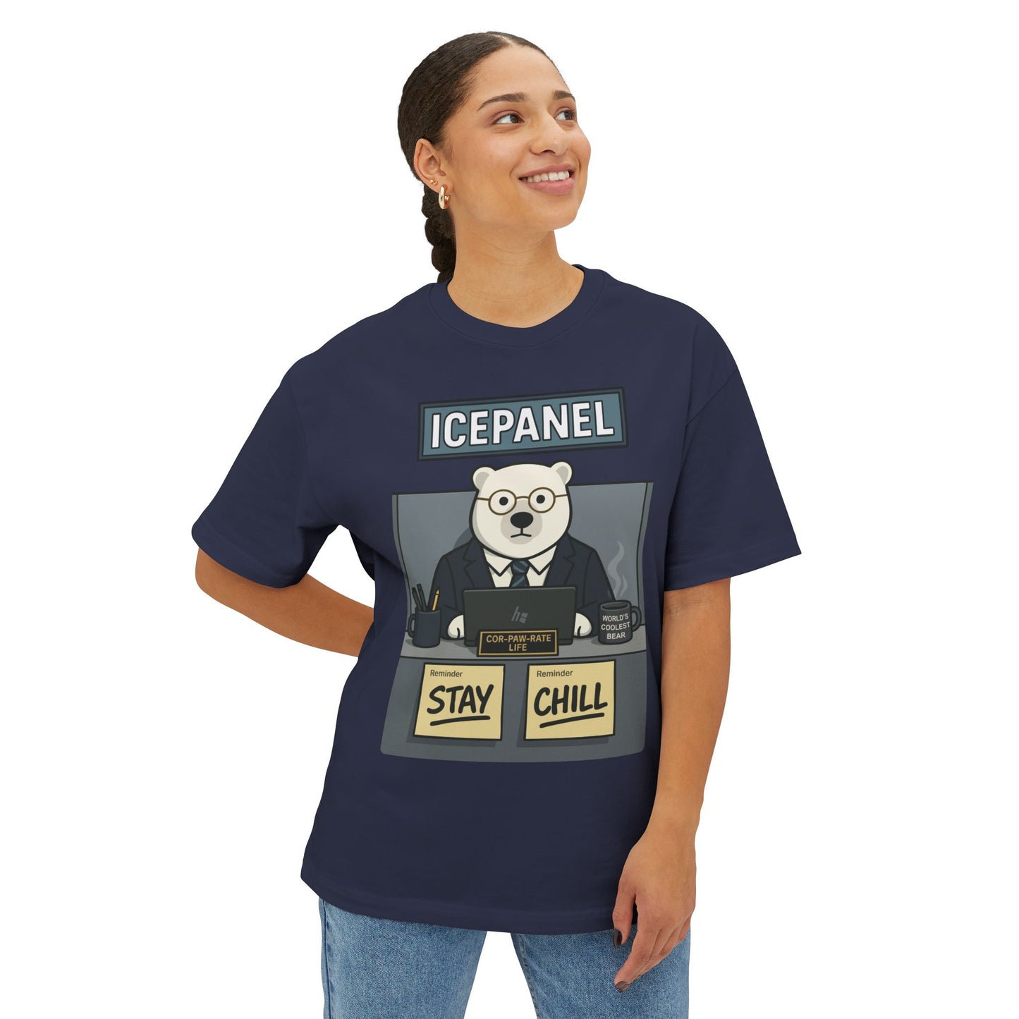 The Enterpr-ice bear oversized tee