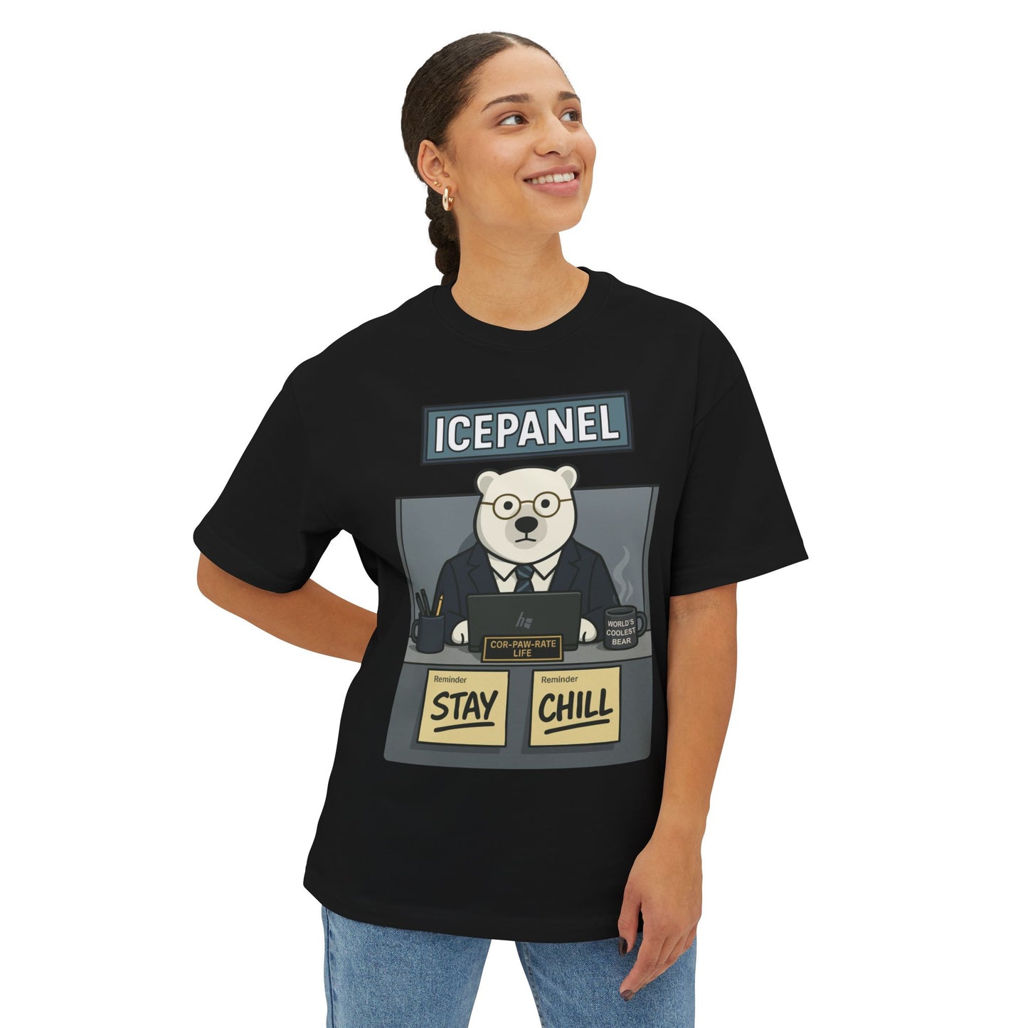 The Enterpr-ice bear oversized tee