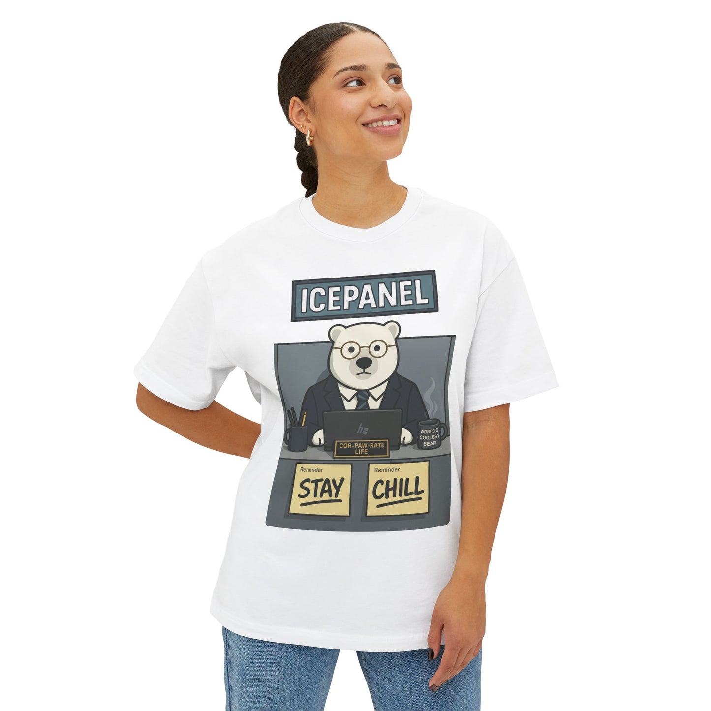 The Enterpr-ice bear oversized tee