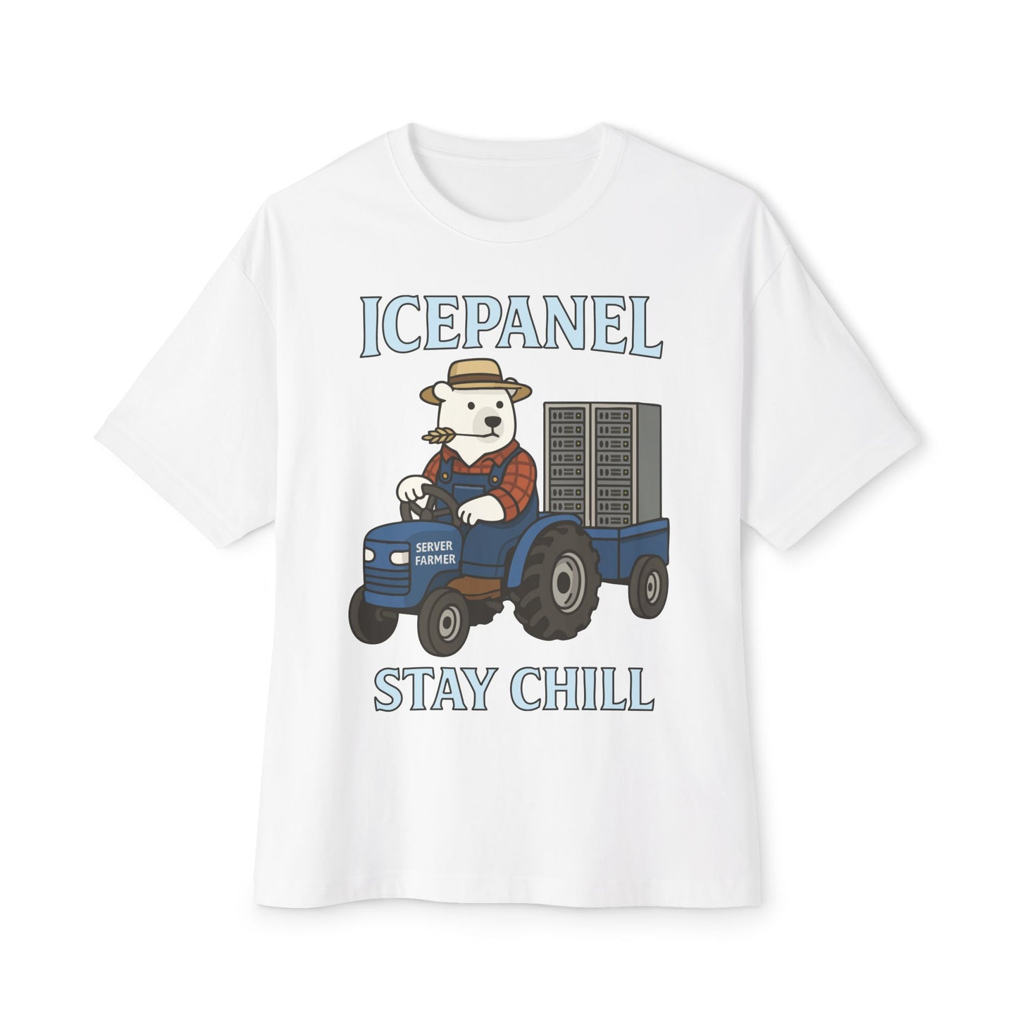 Server farmer oversized tee