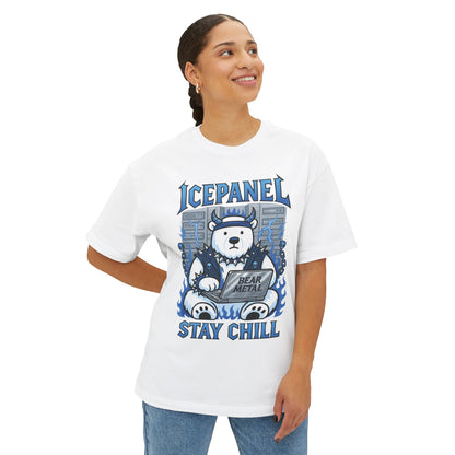 Bear metal oversized tee