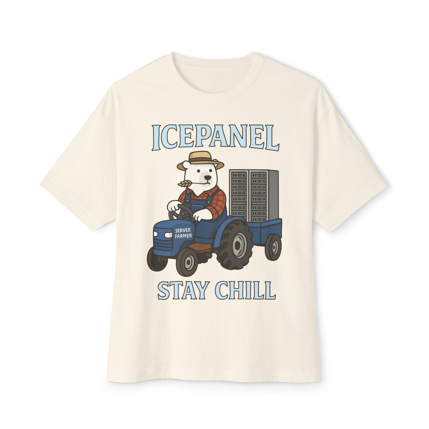 Server farmer oversized tee
