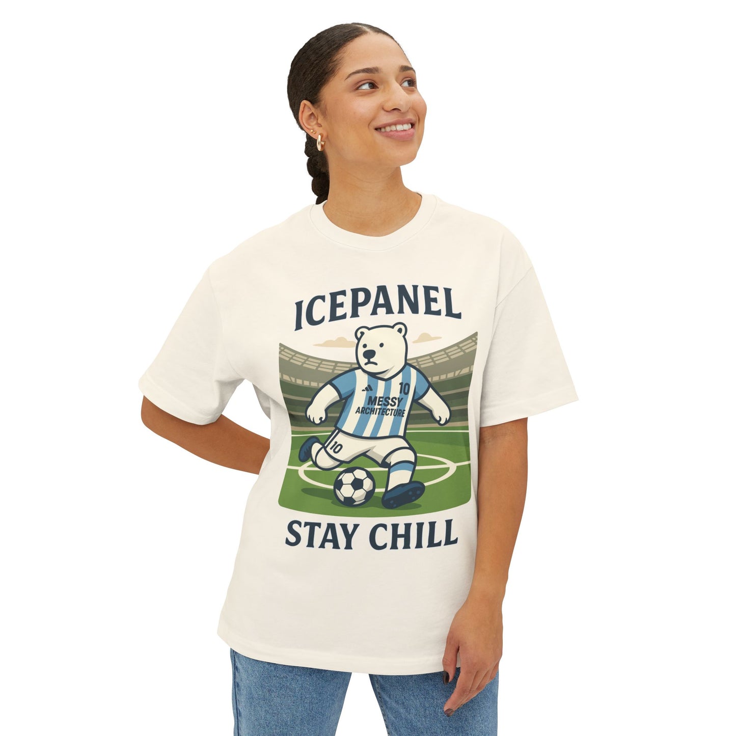 Lio Messy Architecture oversized tee