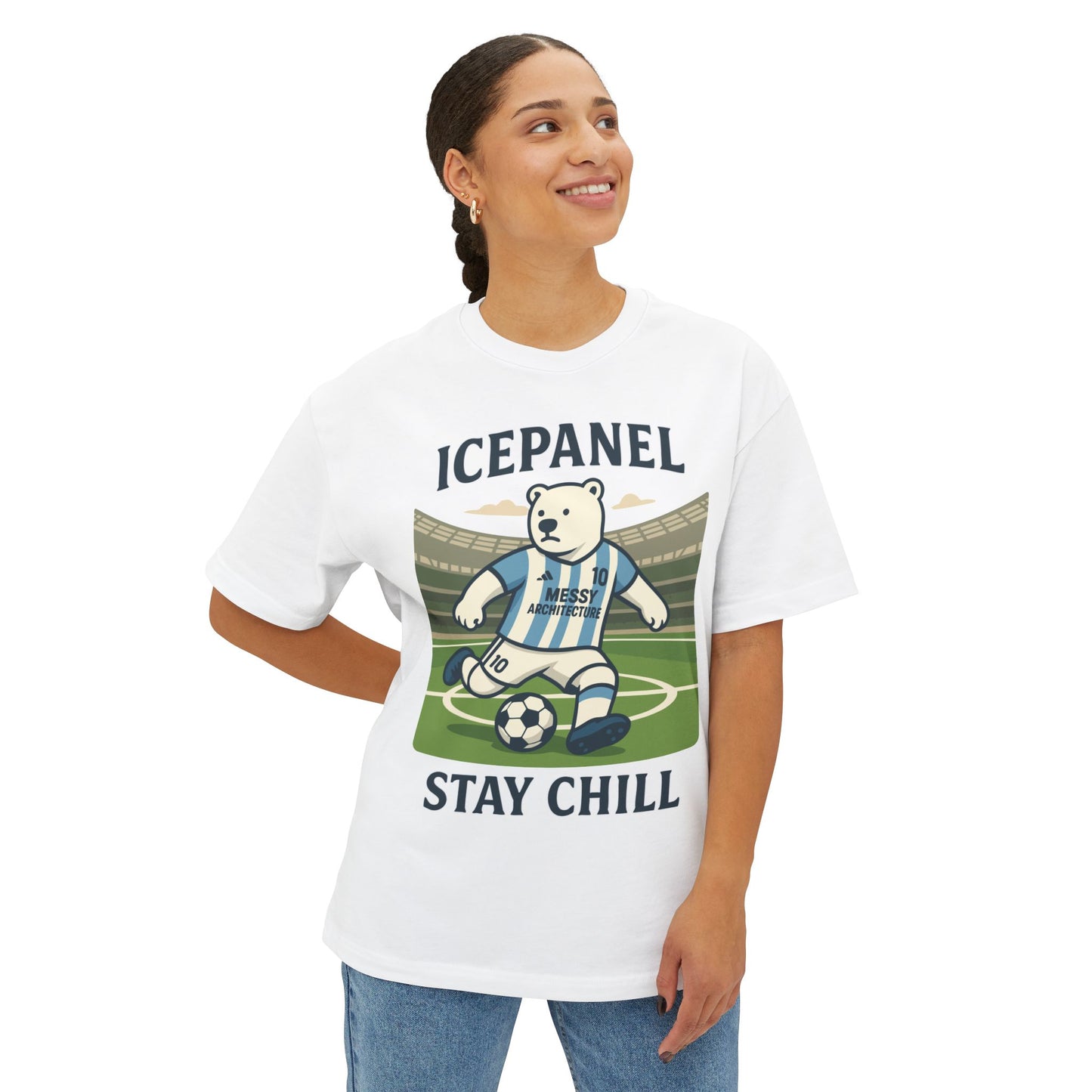 Lio Messy Architecture oversized tee