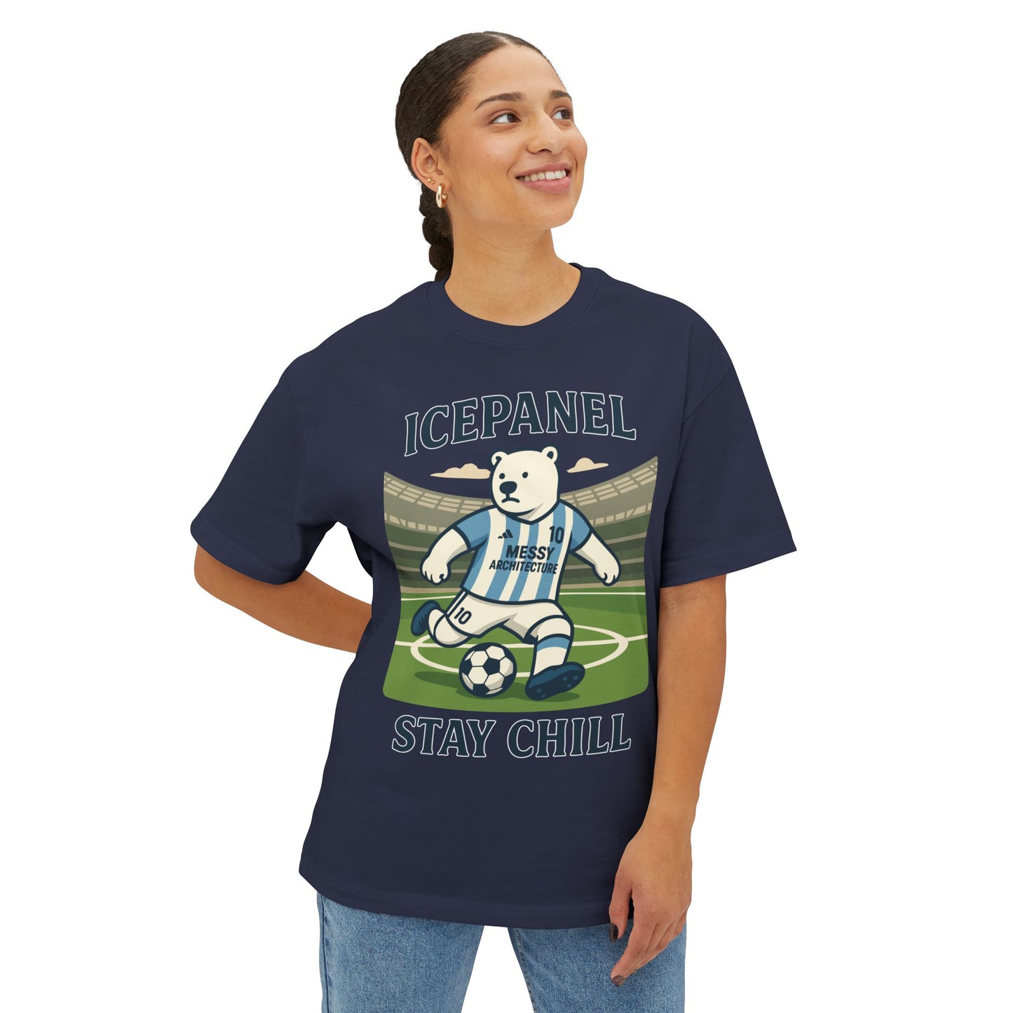 Lio Messy Architecture oversized tee