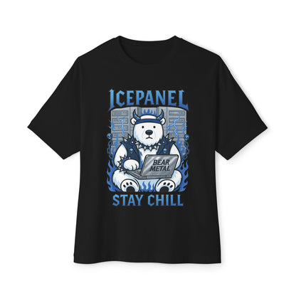 Bear metal oversized tee