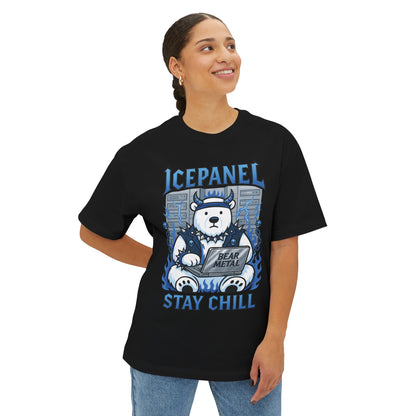 Bear metal oversized tee