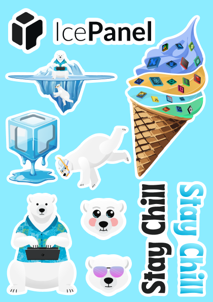 Cool sticker pack